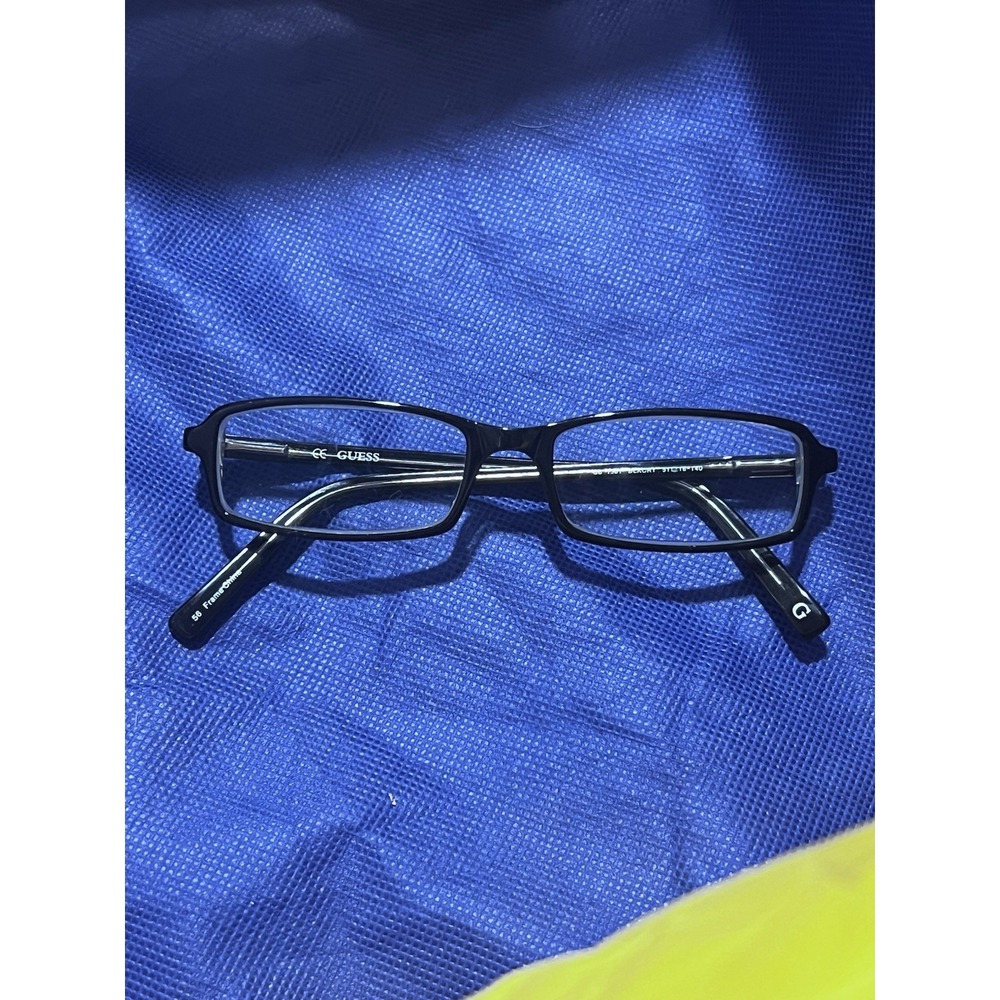 Guess GU 1301 Full Rim Eyeglasses Glasses Eyewear BLK CRY 51-16 140 Frames Only